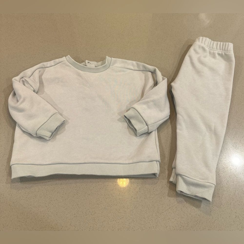 Bloomie's Baby Boys' French Terry Top & Pants Set Size 12-18 M